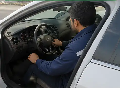 قبل از امداد: بارگیری و مهار چرخ  شاسی‌بلند لوکس در  کرج